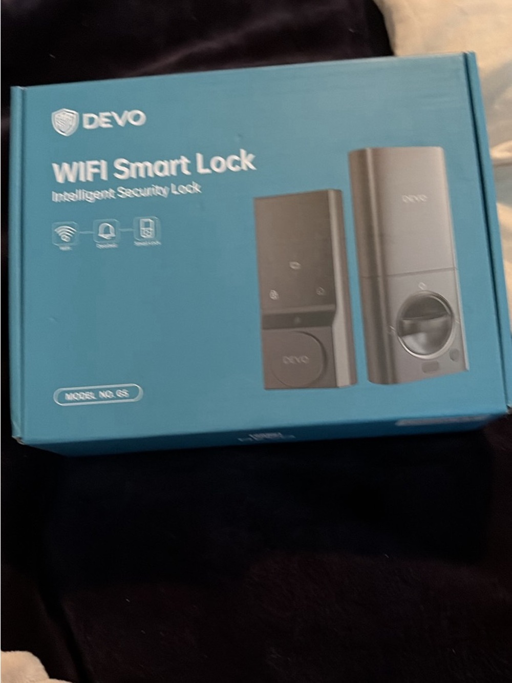 DEVO WiFi Smart Lock - Teal Packaging